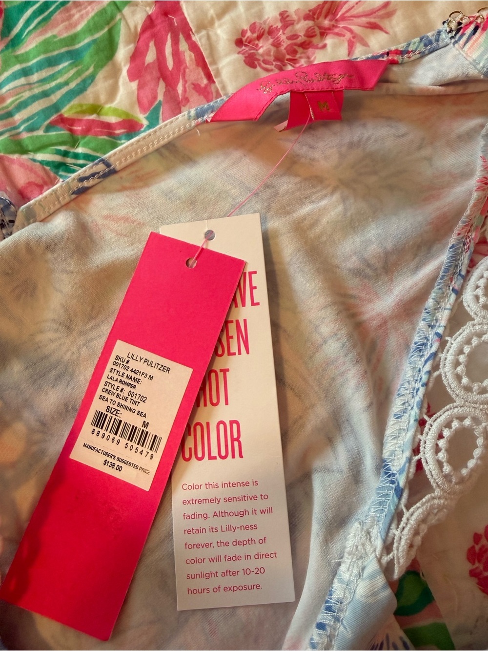 NWT Lilly Pulitzer Red & Blue Sailboat Sleeveless Romper - Picture 2 of 9